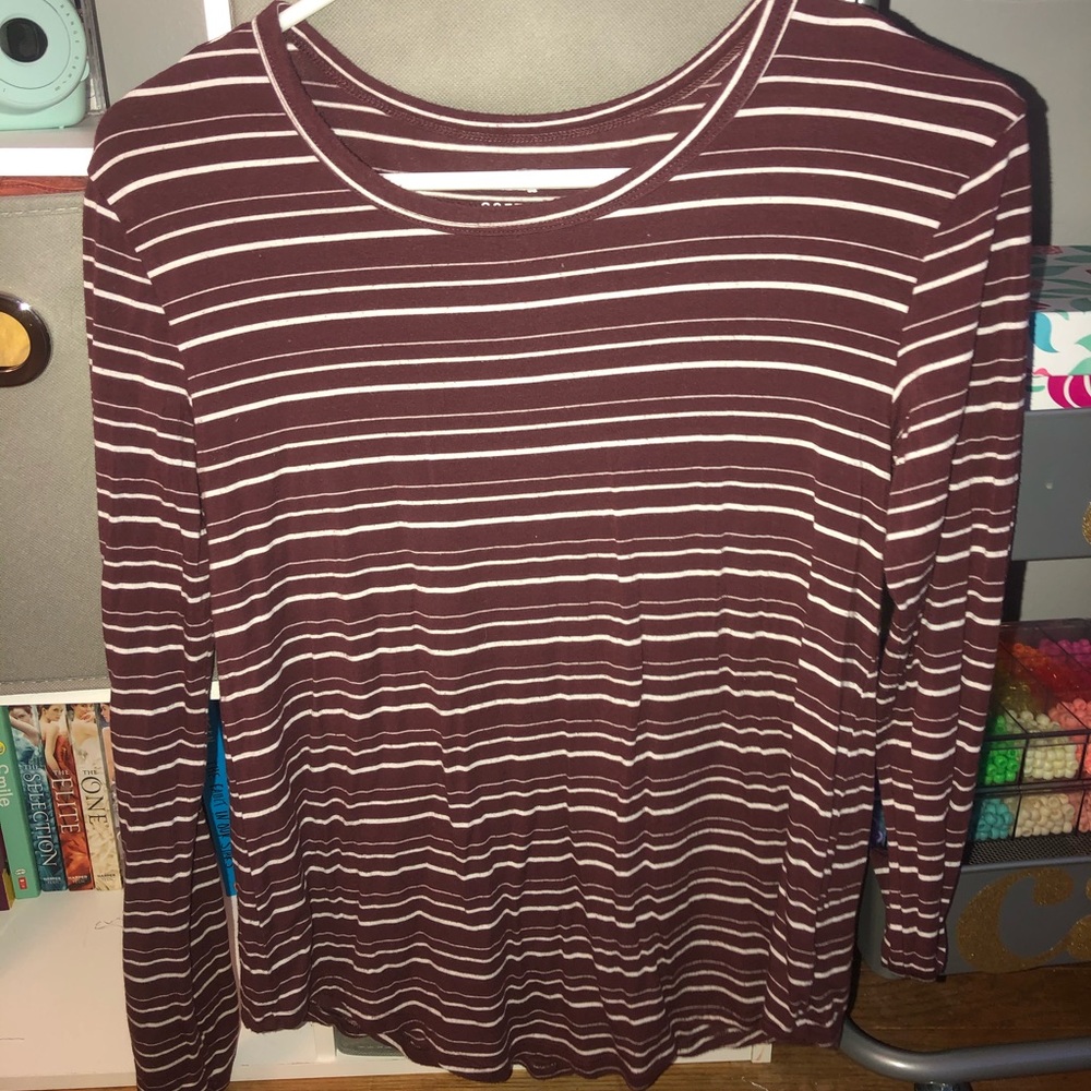 AEO Soft n Sexy Striped Long Sleeve